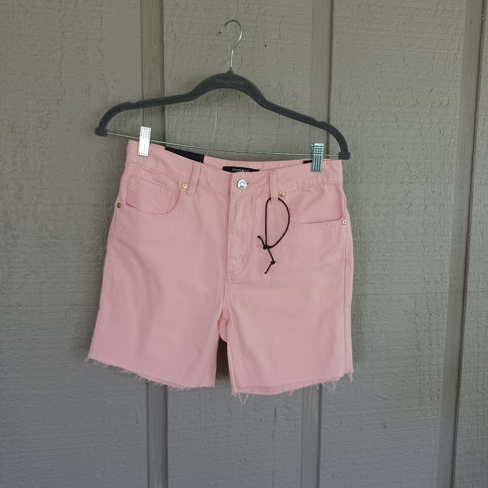 Numero Tulum High Rise Relaxed Mid Thigh Short Size 26 Cotton Women Denim